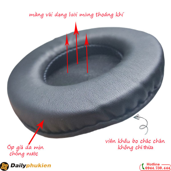 Ốp đệm cho tai nghe tròn 10cm
