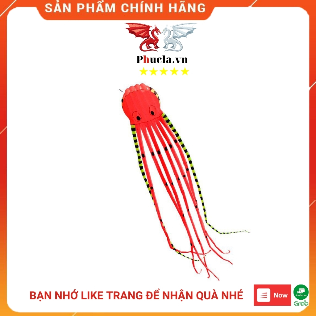 Diều thả hình bạch tuộc 3D khủng