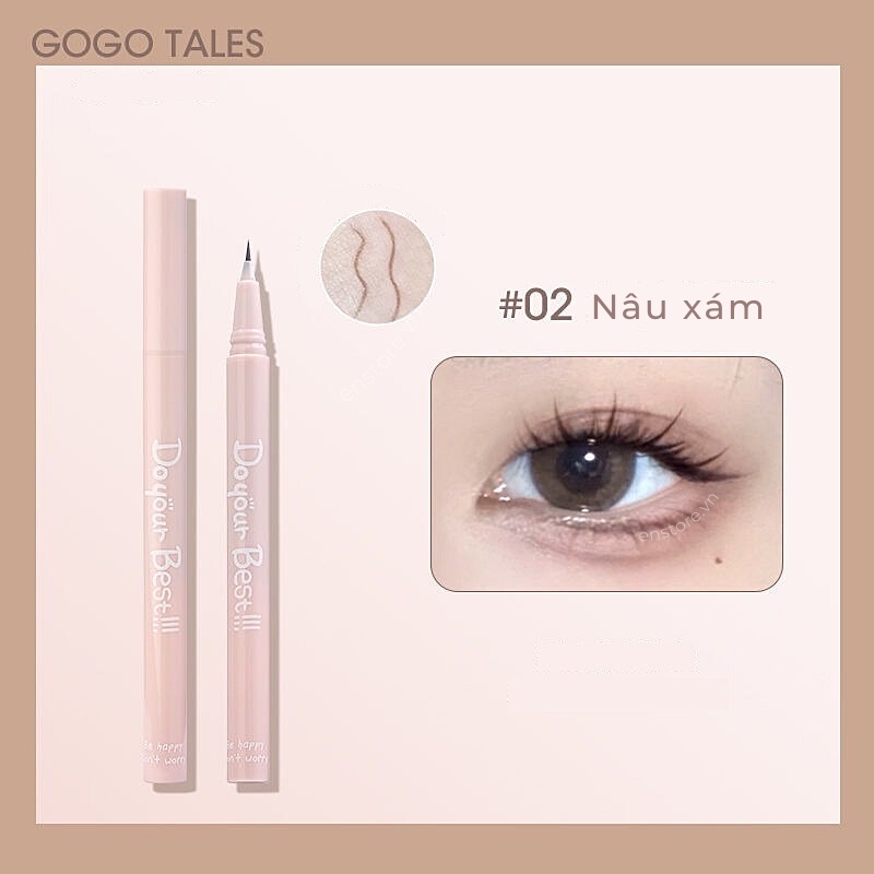 Bút kẻ bọng mắt Gogotales Lying Silkworm