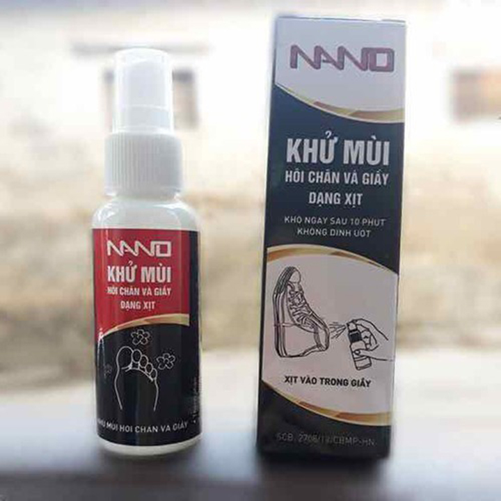 Bình Xịt Khử Mùi Hôi Chân Nano