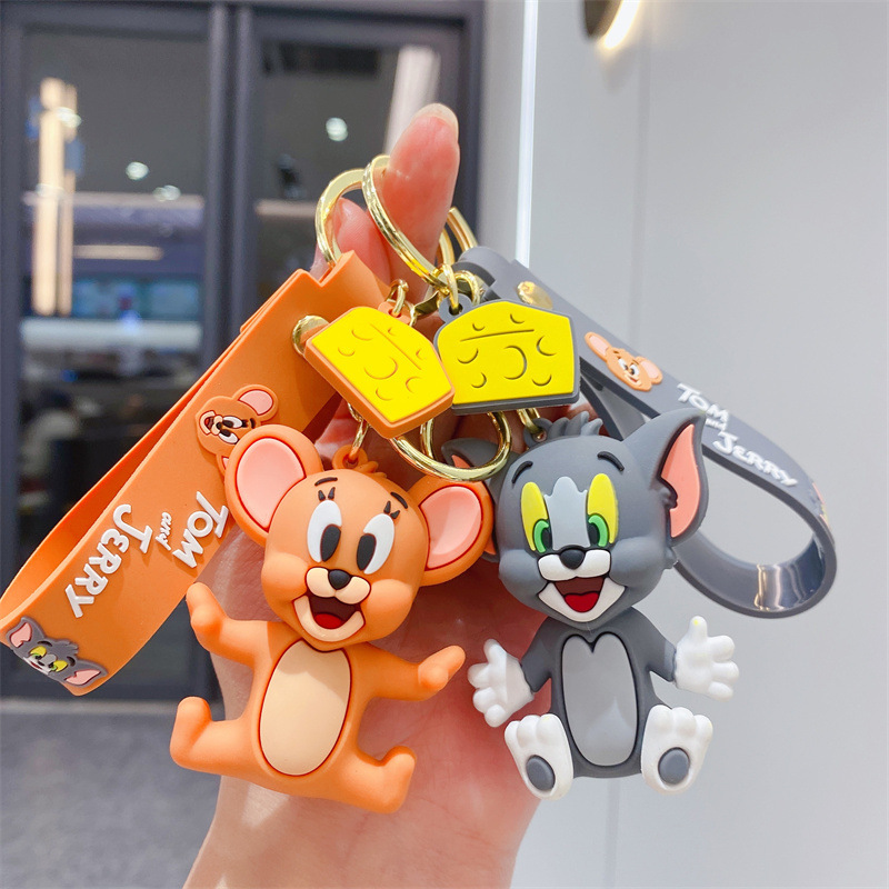 Móc chìa khóa hoạt hình tom và jerry đáng yêu