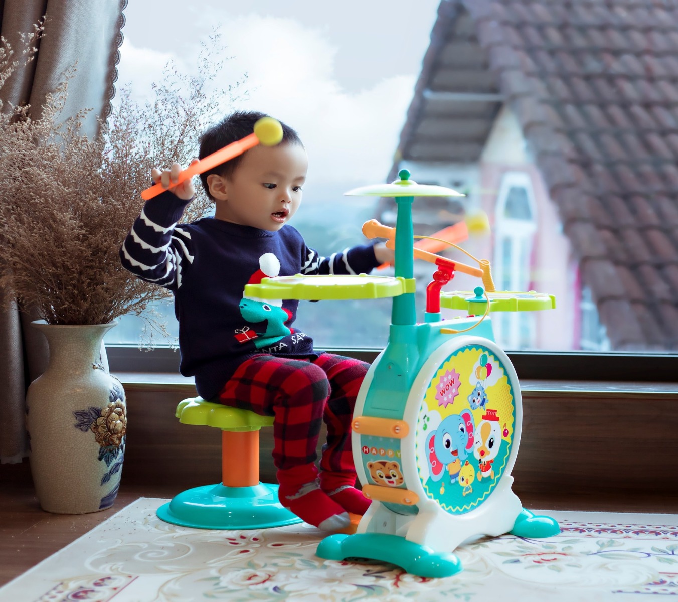 Đồ Chơi PEEK A BOO Bộ trống cho bé 3130