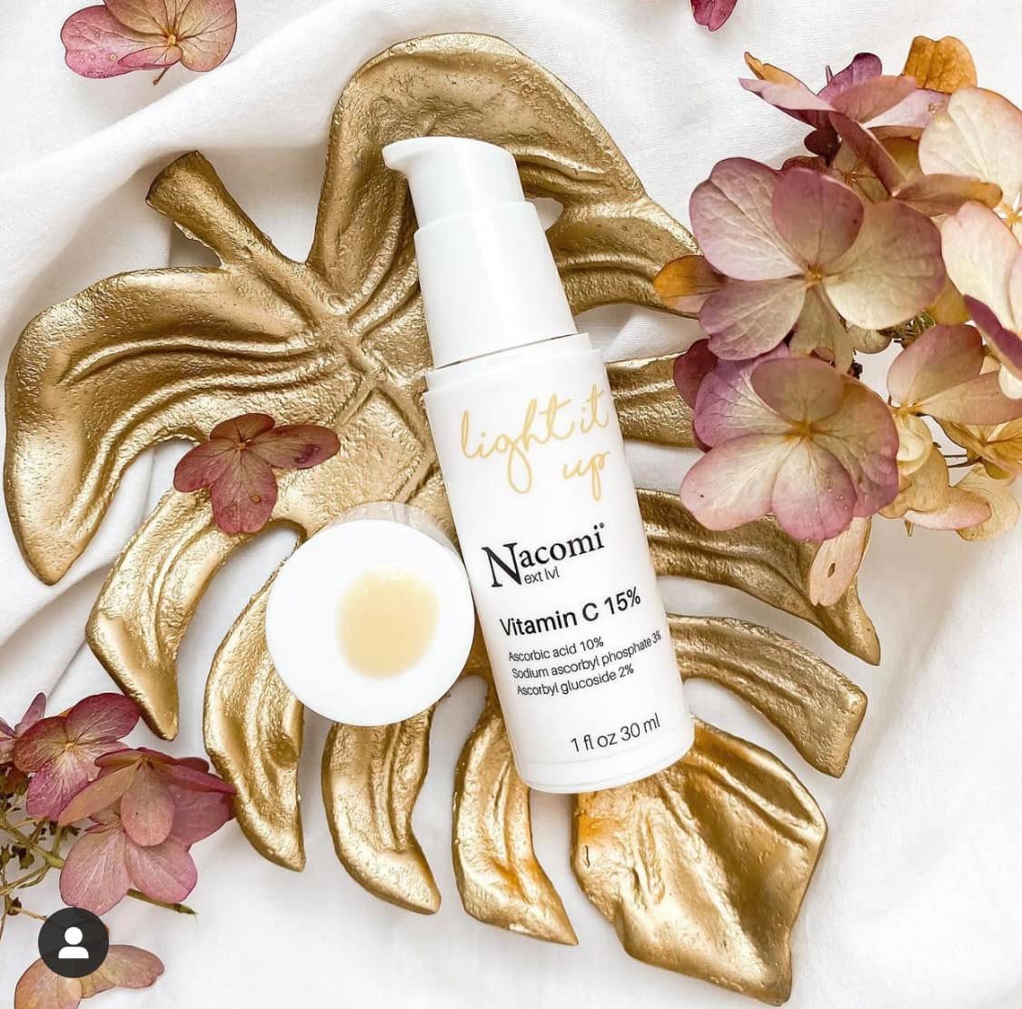 Serum mờ thâm chống oxy hóa NACOMI - Vitamin C 15% 30ML