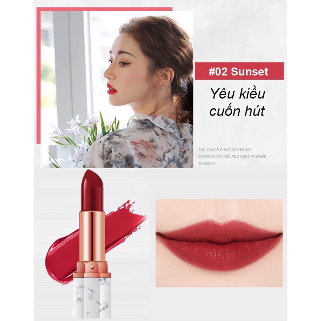 [HCM]Son Thỏi Vân Đá - Son Thỏi Siêu Mịn Môi Senana