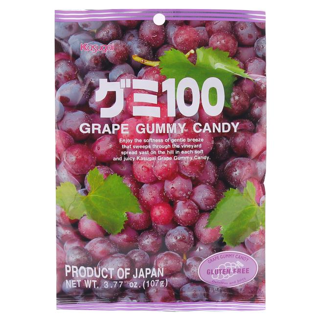 Kẹo dẻo vị nho đỏ (Kasugai) - 107g/ Gói