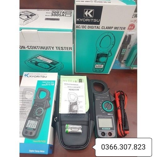 [Hcm]Kyoritsu 2117R Ac Current Clamp Meter (1000A 600V)