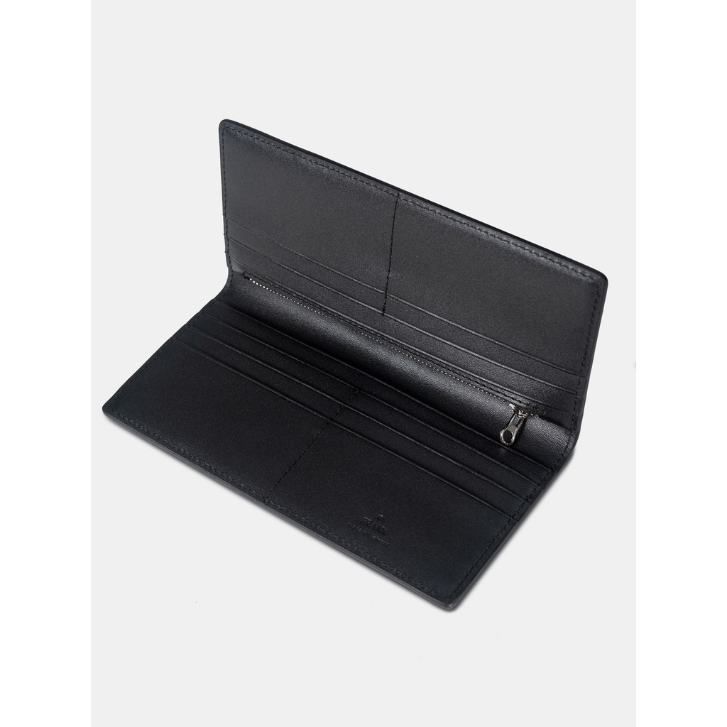 Ví Dài Da Bò Epsom Stripe Long Wallet Thương Hiệu Frank