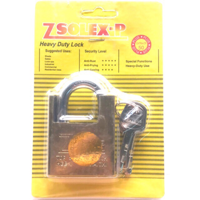 Ổ khoá ZSOLEX 5cm chống cắt