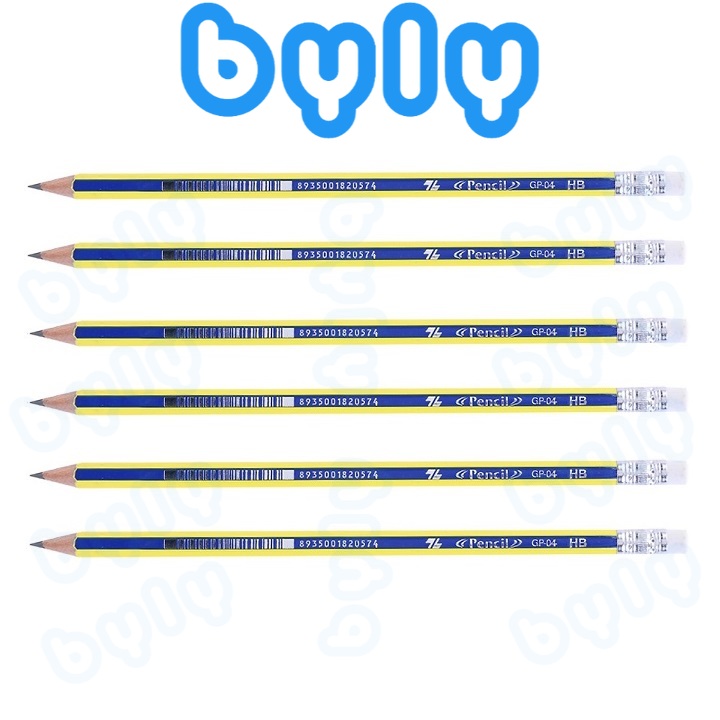 Bút chì gỗ HB có gôm Thiên Long GP-04 - ByLy Store