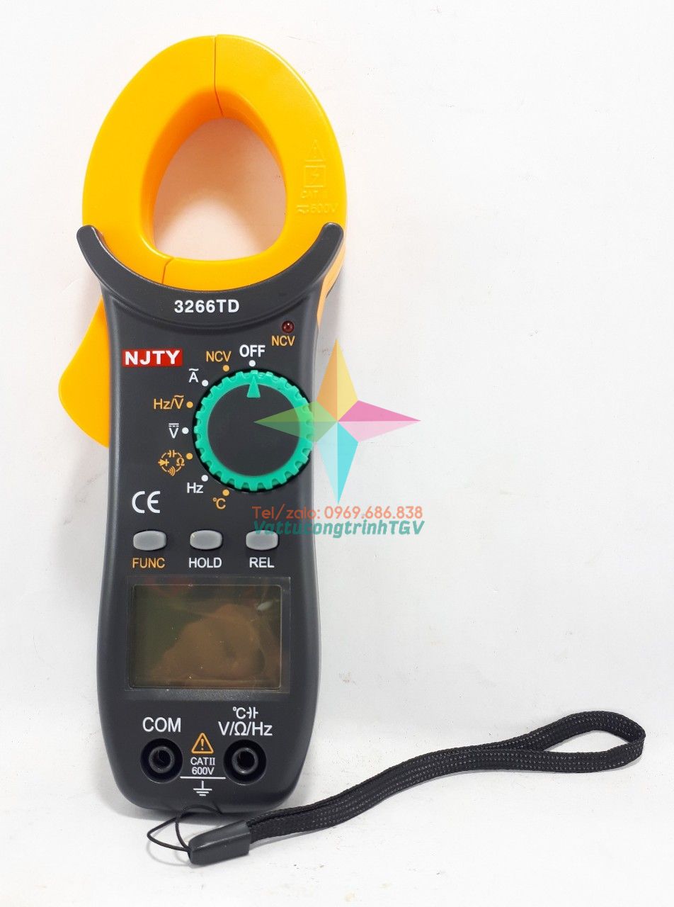 Ampe kìm kẹp NJTY 3266TD bỏ túi.