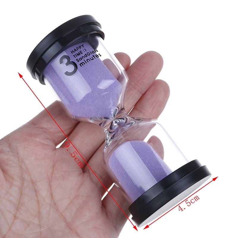 [HCM]Đồng hồ cát thuỷ tinh 3 phút