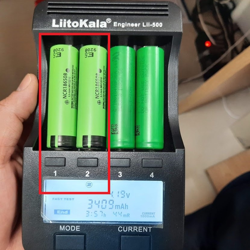 Pin sạc 3.7v 18650 dung lượng 3400mAh