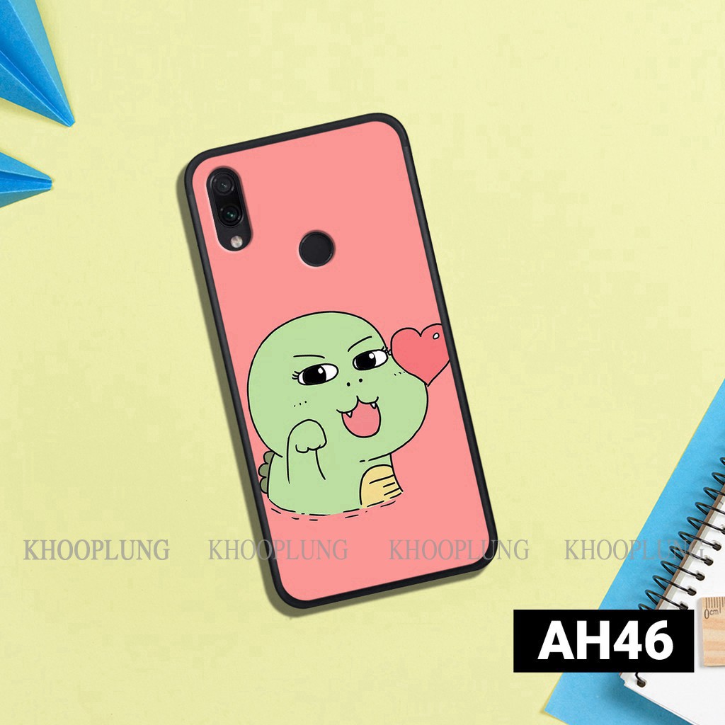 Ốp lưng Xiaomi Redmi 7 - Redmi Note 7 in hình khủng long dễ thương