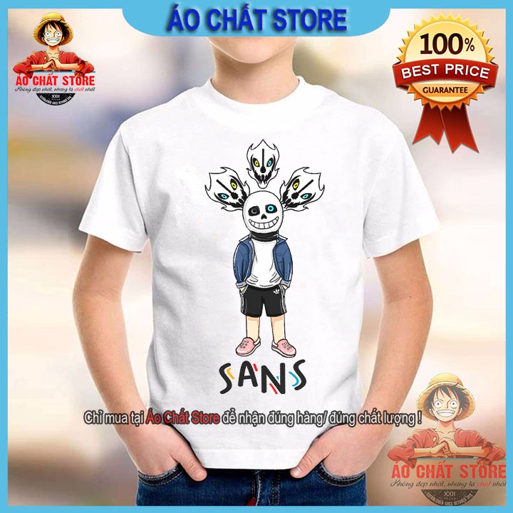 BST Áo thun Sans Undertale siêu độc nhiều mẫu