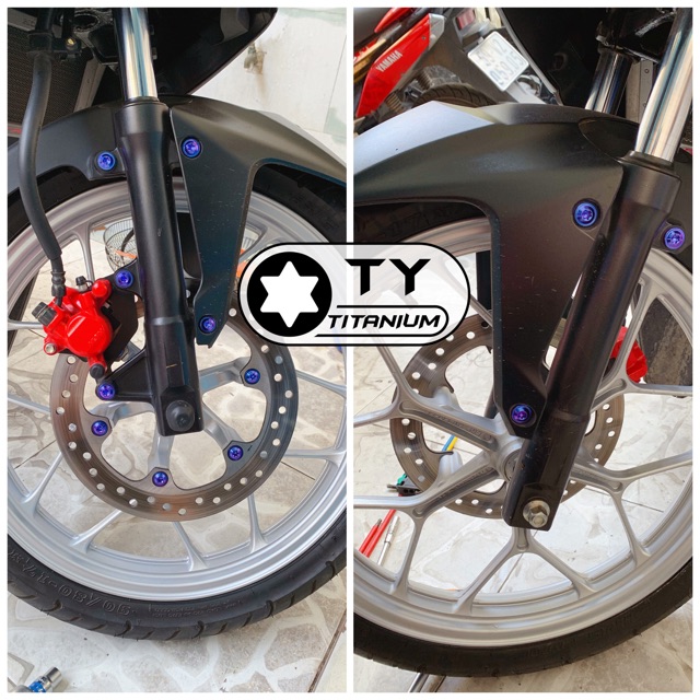 [WINNER] COMBO 14 ỐC TITAN GR5 dàn chân trước ĐĨA PAS HEO DÈ