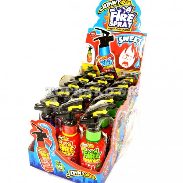 Kẹo Xịt Cứu Hỏa Johny Bee Big Fire Spray 13gr