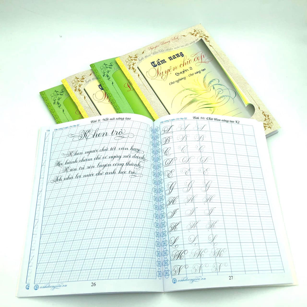 [HCM]Bộ cẩm nang luyện chữ đẹp