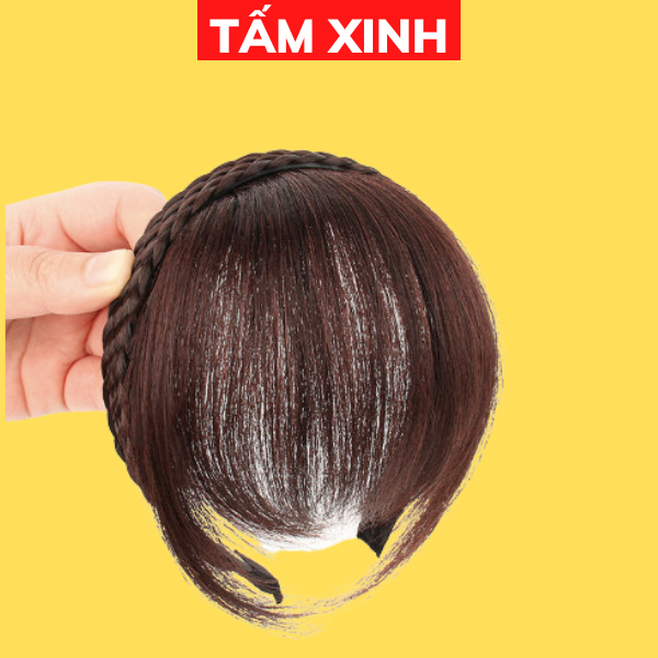 Bờm mái thưa giả nữ đẹp làm từ tóc thật - BỜM MÁI THẬT