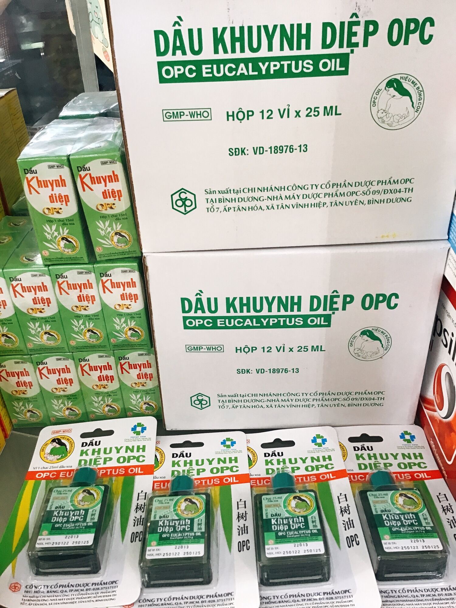 Dầu khuynh Diệp OPC (CHAI 25ML)