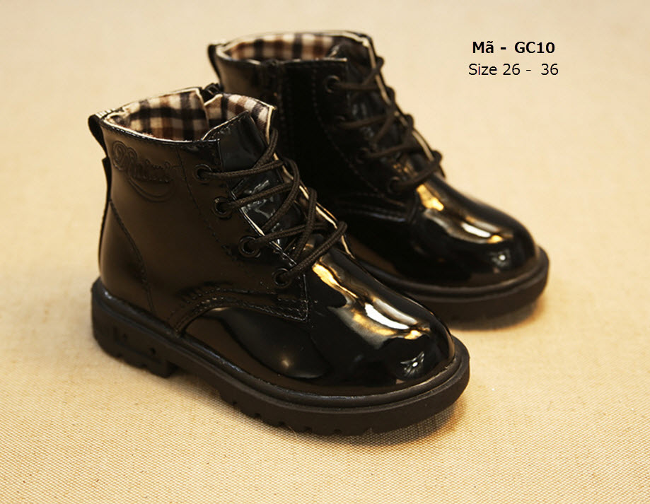 Bốt cổ cao bé gái 3 - 10 tuổi GC10