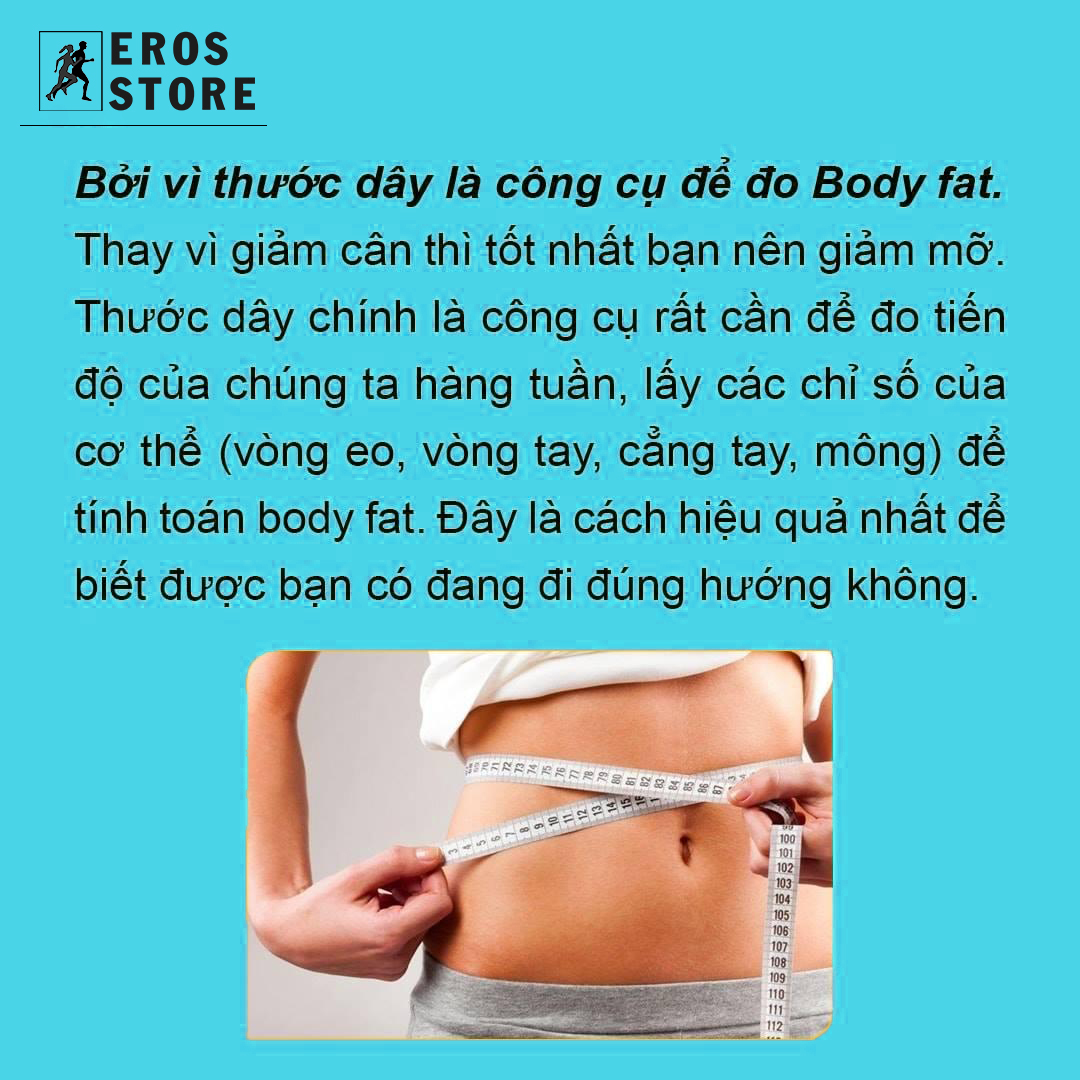Thước dây đo vòng eo Đa Năng nhiều màu EROS
