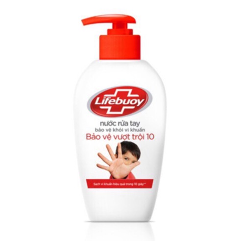 Nước rửa tay Lifebuoy 180g 5 màu lựa chọn