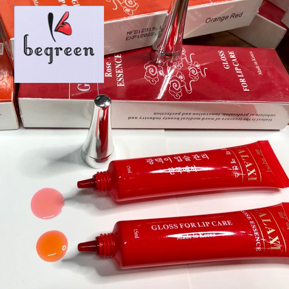 DƯỠNG MÔI SAU KHI XĂM HÀN QUỐC -hương hoa hồng