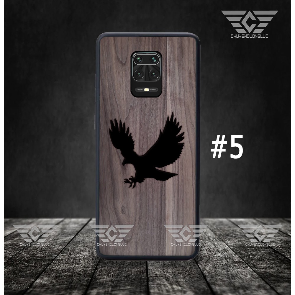 Ốp lưng bằng gỗ XIAOMI REDMI NOTE 9/ NOTE 9S/ NOTE 9 PRO - GỖ TỰ NHIÊN WALNUT