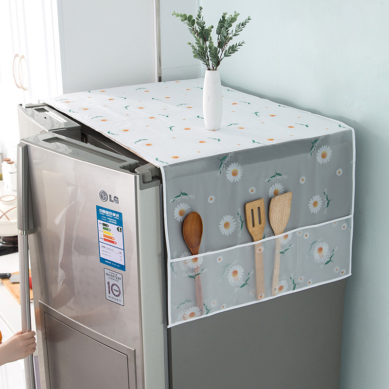 Khăn Phủ Tủ Lạnh Chống Thấm, Chống Bụi Dày Dặn Mẫu Mới