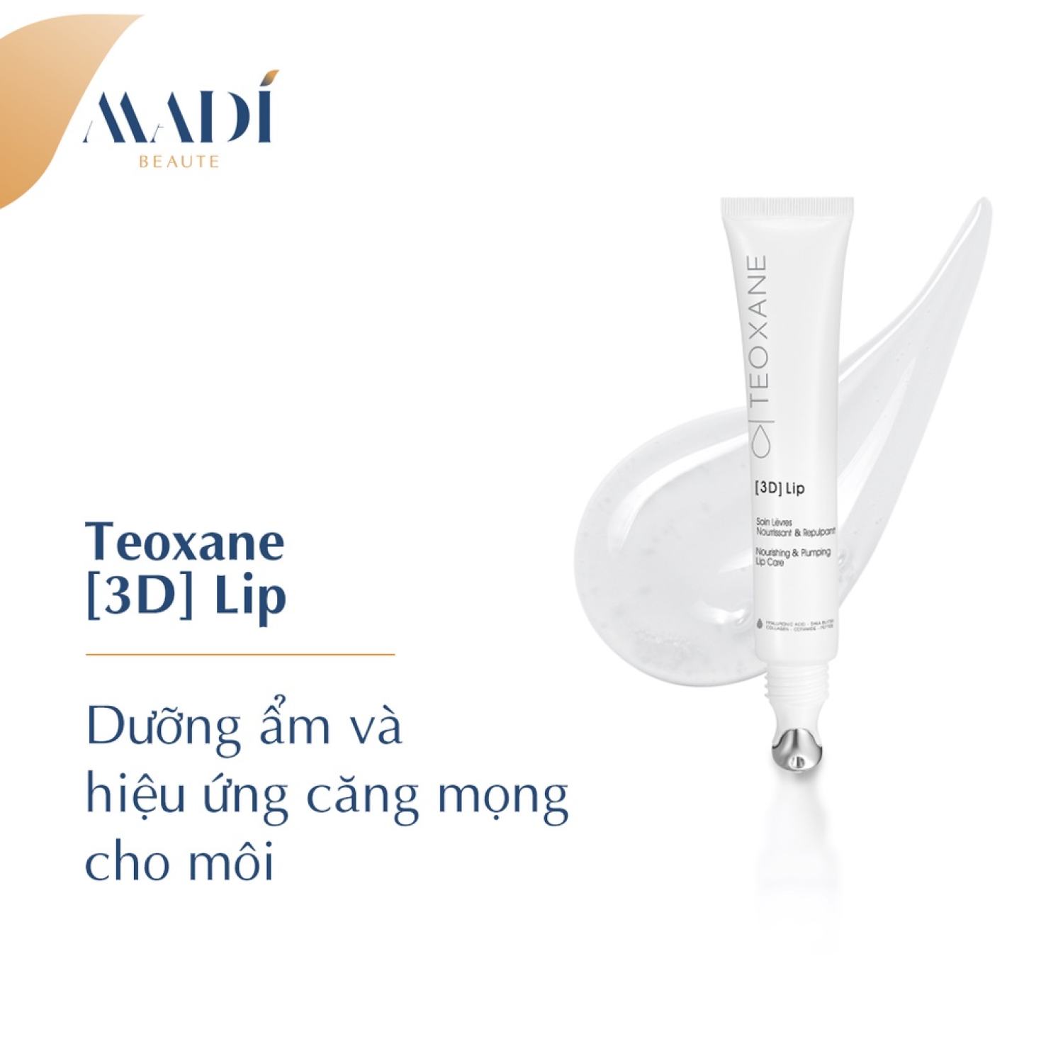 [HÀNG CÔNG TY CÓ TEM] Son Dưỡng Môi (3D) Lip Của TEOXANE 10ml