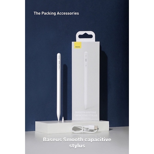 Bút cảm ứng Baseus Smooth Writing Capacitive Stylus cho ipad và điện thoại