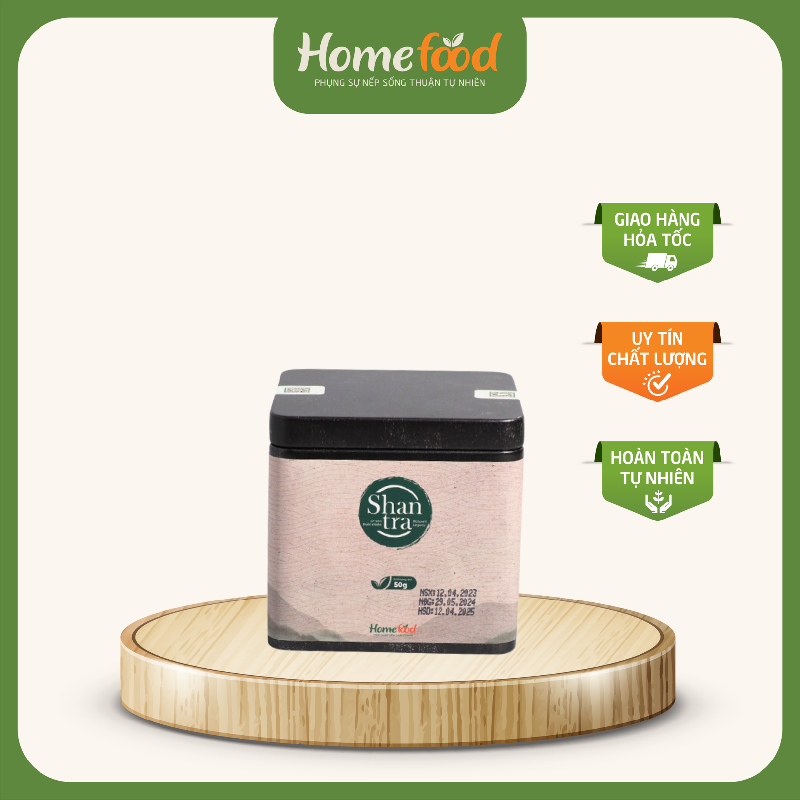 Bách Niên Shan Lục Shantra 100g- Lục trà