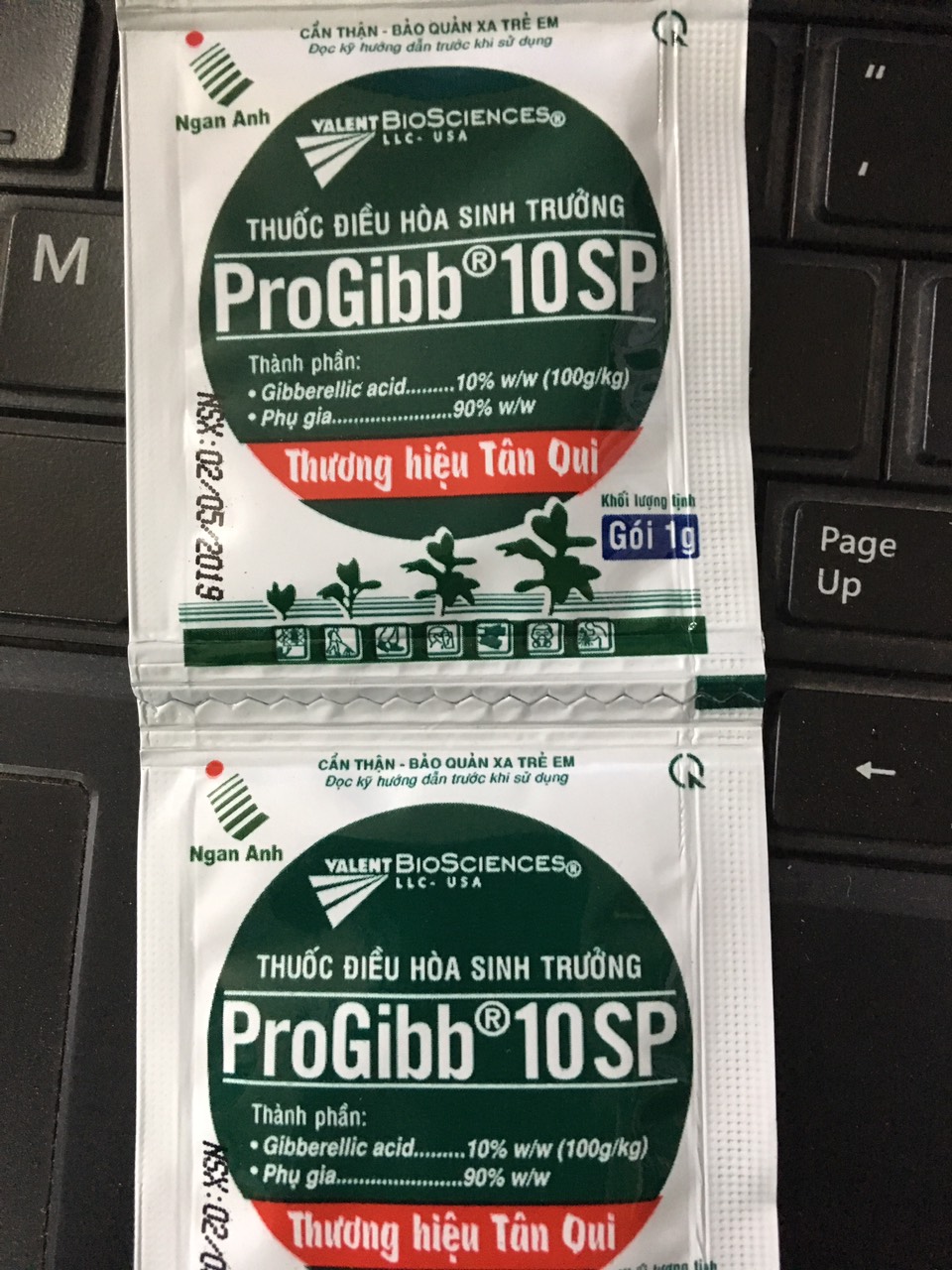 Sản phẩm 02 gói Điều Hoà Sinh Trưởng ProGibb 40% SG mỗi gói 1g