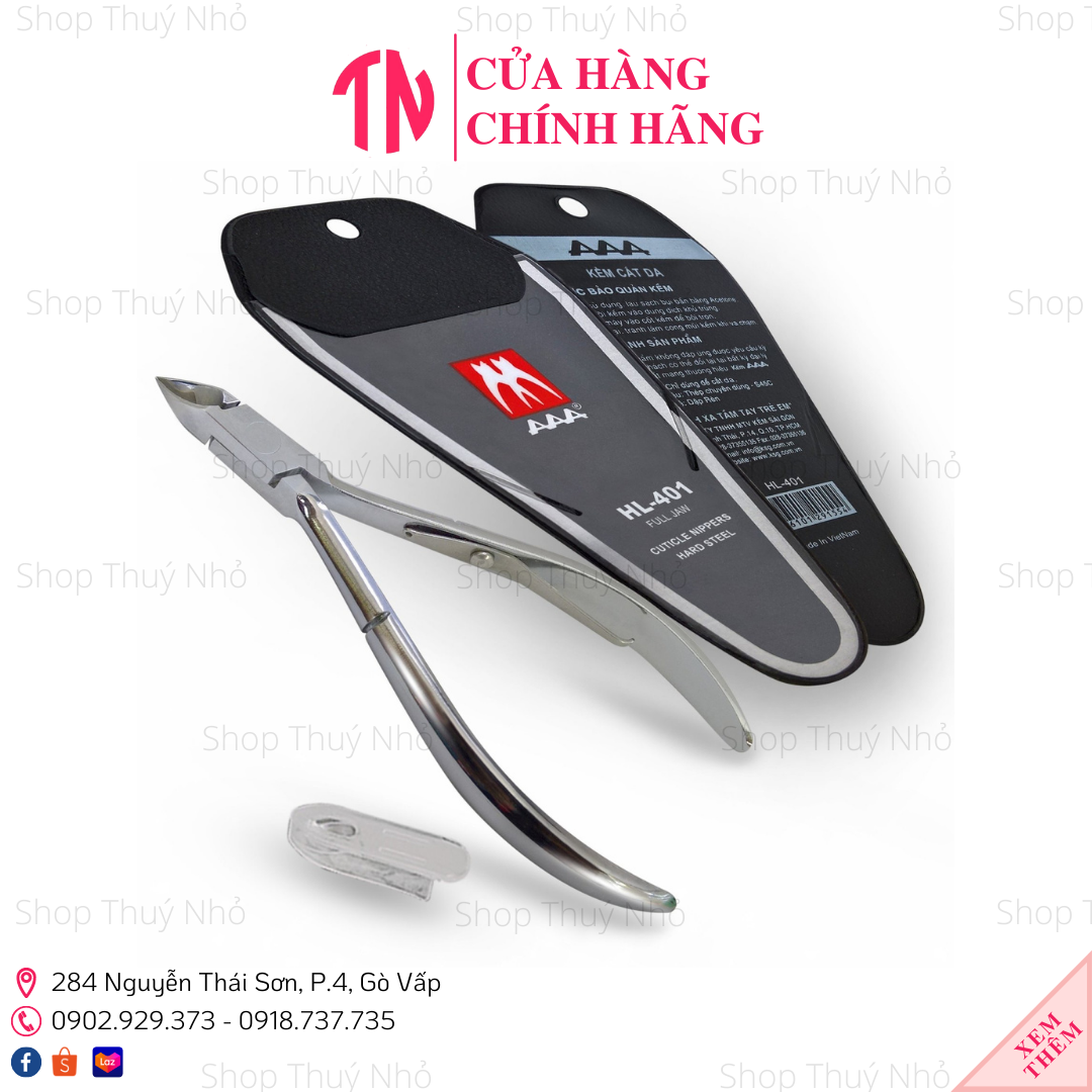 Kềm cắt da tay thép chuyên dụng AAA HL-401 dụng cụ làm móng tay chuyên nghiệp nghệ thuật nail