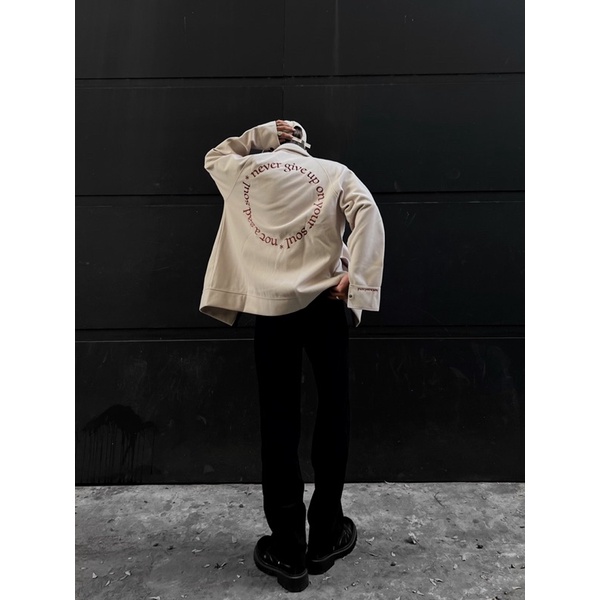 Áo Khoác Khoá Kéo Flannel Jacket - Nass