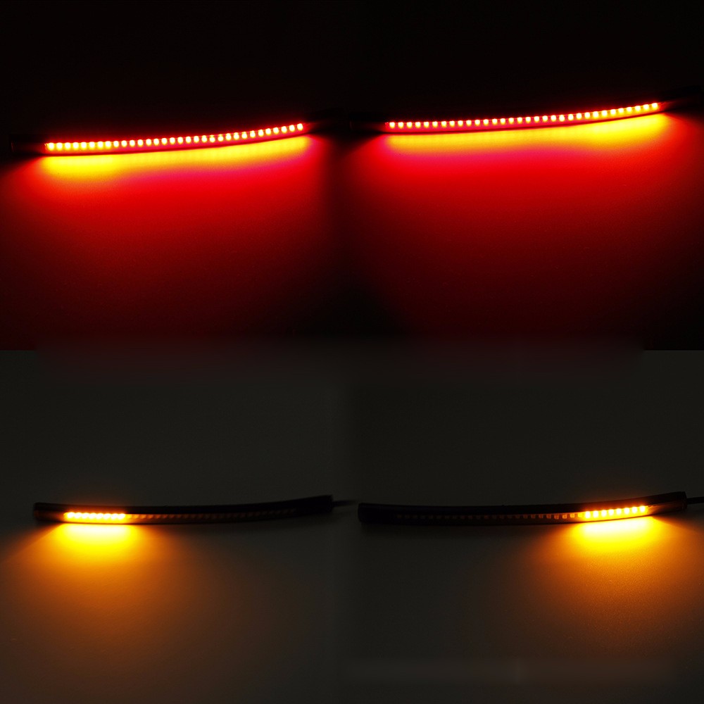 [HCM]Dây led phanh xi nhan 3 in 1 độ đèn đuôi mô tô cafe tracker