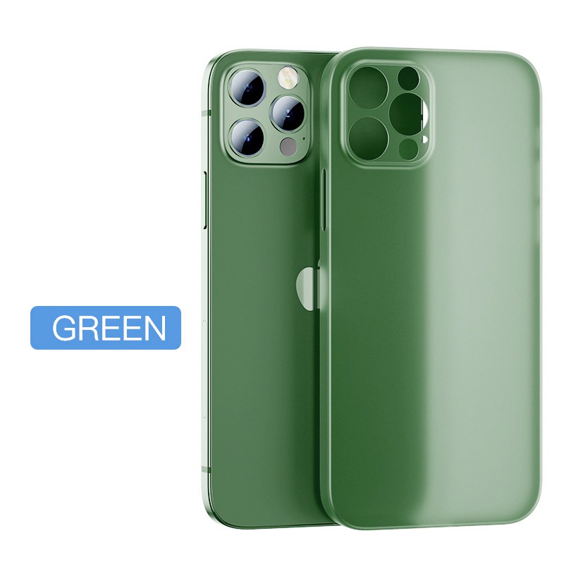 Ốp lưng nhám siêu mỏng chống sốc bảo vệ camera cho iPhone 12 11 Pro Max X