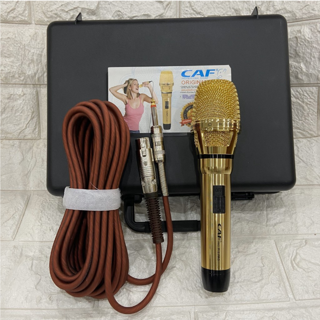 [HCM][ SALE 50%] Micro Karaoke Có Dây Micro Karaoke Gia ĐìnhMicro Dạy HọcThuyết TrìnhMicro Karaoke CAF CA-P12 Pro Vỏ Micro Làm Bằng Hợp Kim Cao Cấp Với Kiểu Dáng Gọn GàngTinh Tế.Loại Bỏ Tạp ÂmKhiến Giọng Hát Thêm Nhẹ NhàngTrong Trẻo