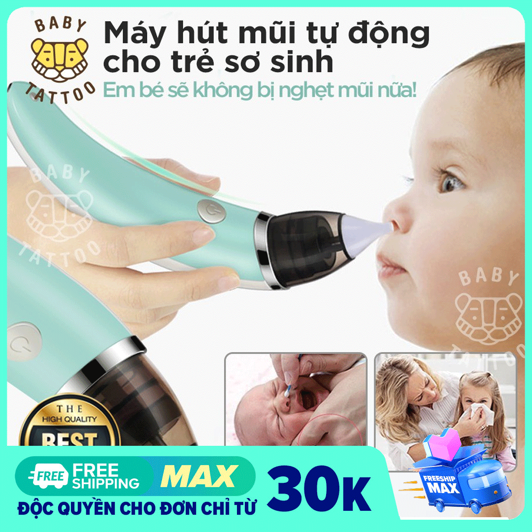 [CAM KẾT CHẤT LƯỢNG] Máy hút mũi cao cấp Little Bees - 5 cấp độ - Giải pháp chống viêm nghẹt dành cho bé yêu của bạn