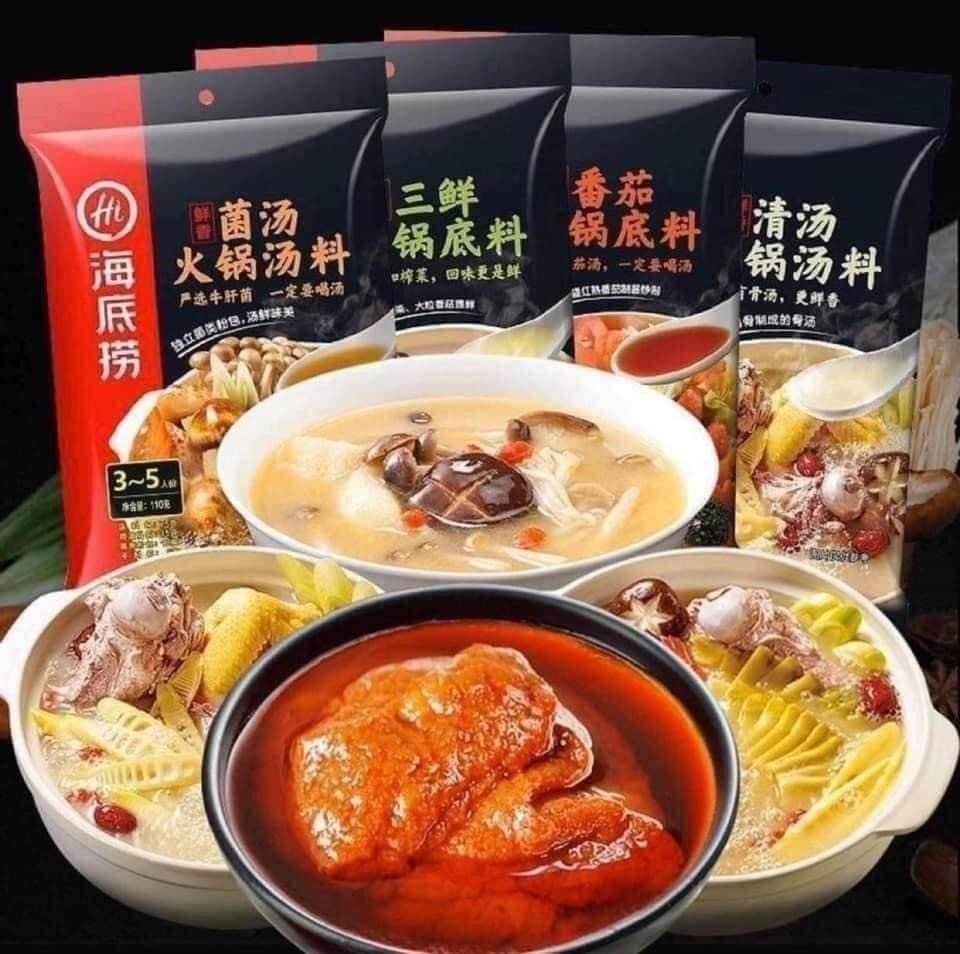 Cốt lẩu Haidilao vị Lẩu thái 210g ( Giao tại Hà Nội 30p -1h)
