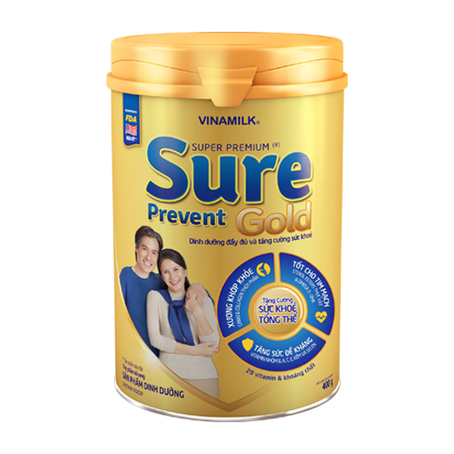 Sữa dinh dưỡng Vinamilk Sure Prevent Lon 400g