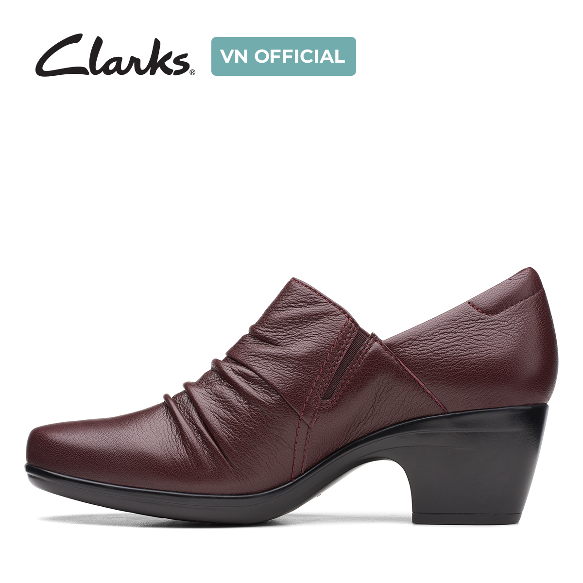 Giày Cao Gót 6cm Da Nữ Clarks - Emily Cove