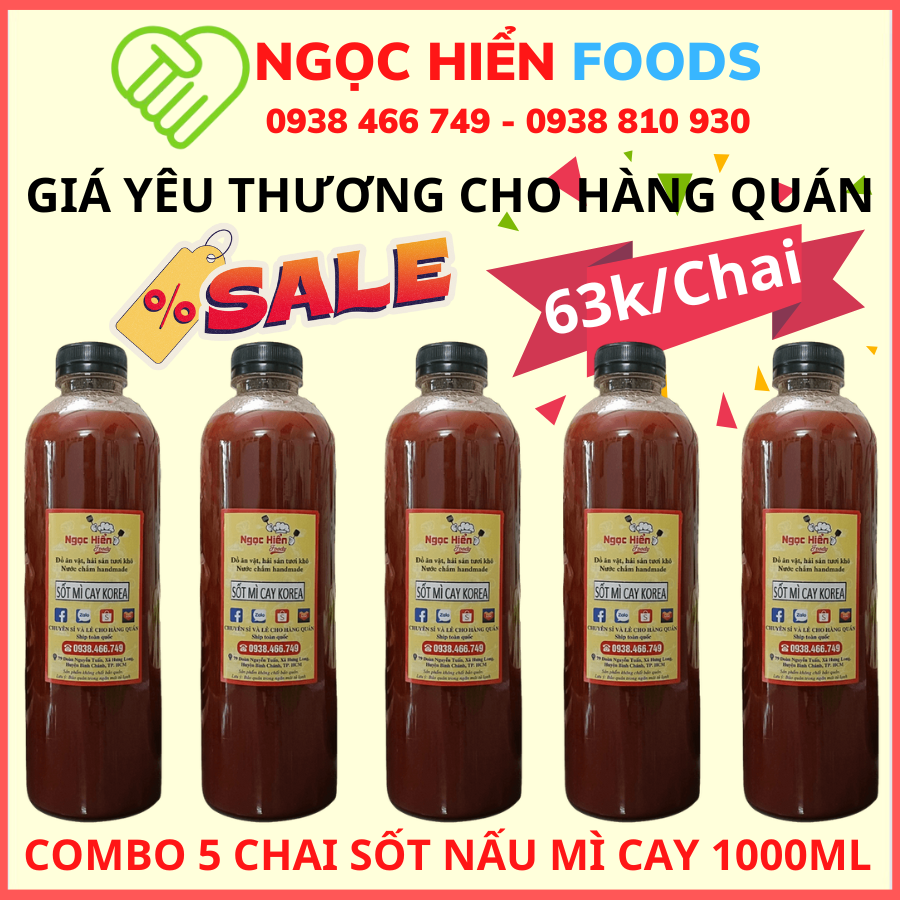 Sốt nấu mì cay Hàn Quốc pha sẵn cấp độ 0 ( không cay nhé, có bán sỉ cho quán mì cay)