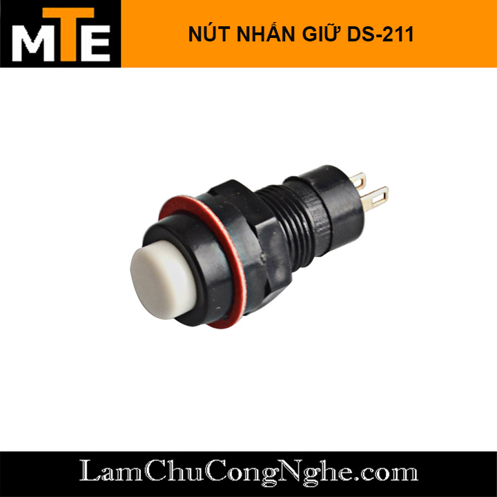 Nút nhấn giữ DS-211 10mm các màu