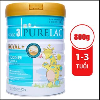 Sữa PureLac Royal+ Toddler Formula số 3 800g 1 - 3 tuổi thumbnail