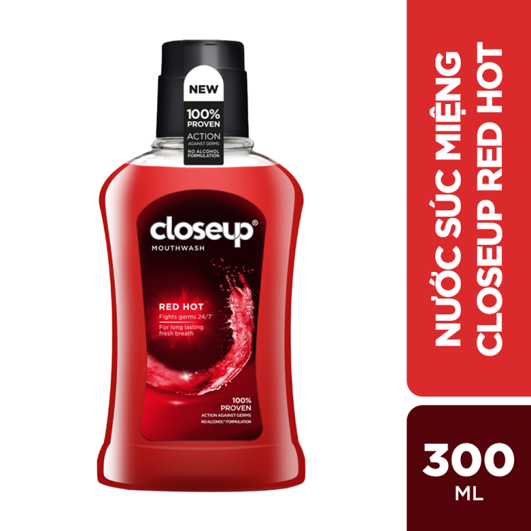 Combo 2 nước súc miệng CloseUp Red Hot (500mlx2)