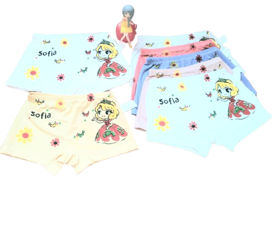 [HCM]Quần chip đùi bé gái - set 10 cái - cotton lụa mềm - mịn bé gái từ 06 - 45 kg - quần chip mặc đầm [Midu]