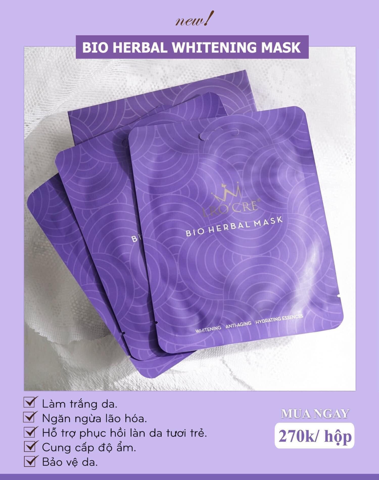 SET MẶT NẠ ĐẮP TRẮNG DA- CHỐNG LÃO HOÁ (TÍM)