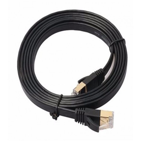 Dây mạng internet tốc độ cao 10gbps 600mhz mỏng ftp chống nhiễu đồng 100% cat7 chính hãng king-master dài 1,5 mét kc711