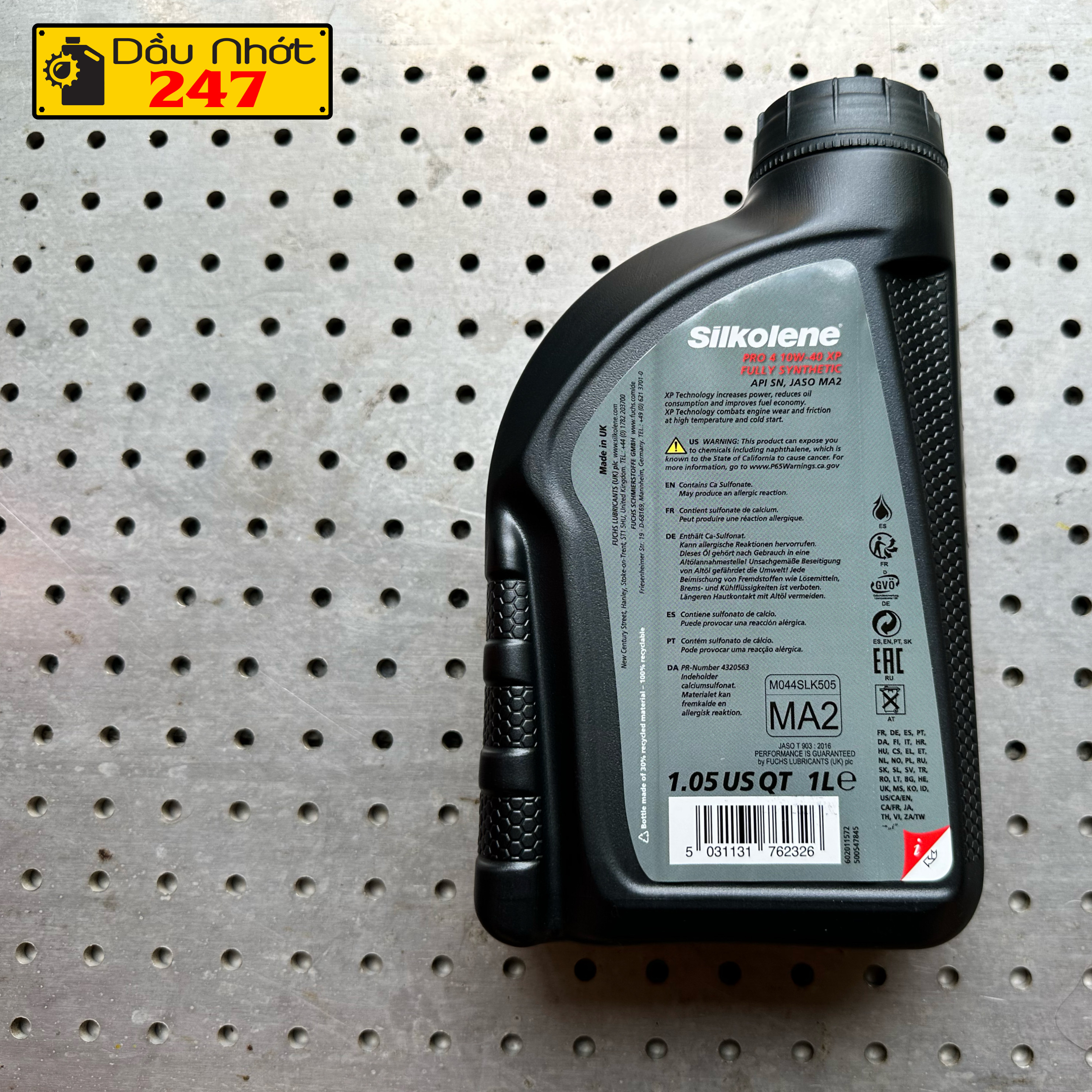 Combo 1L4 Fuchs Silkolene Pro 4 10w40